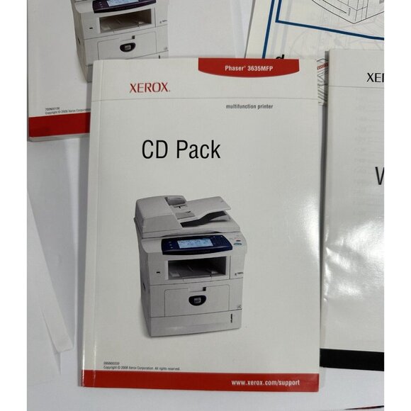 Xerox Phaser 3635 MFP Quick Use AND Installation Guide Paper Manuals /CDs Copier - Picture 4 of 9
